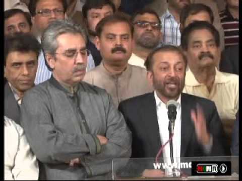 Part 2: MQM Convener Nadeem Nusrat, Senior Deputy Conveners Farooq Sattar & Aamir Khan Press Conference at Ninezero